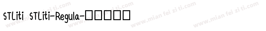 STLiti STLiti-Regula字体转换